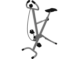 Exercise Cycle 3D Model