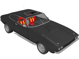 Ford Capri mk3 3D Model