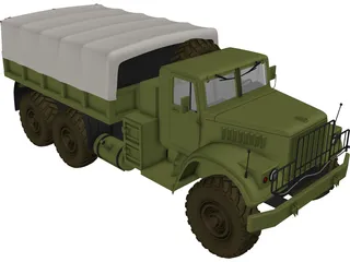 KrAZ 150 3D Model