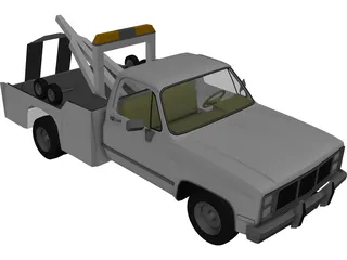 Tow Truck 3D Model