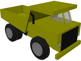 Mining Dump Truck 3D Model