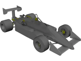 Formula 1 Car 3D Model