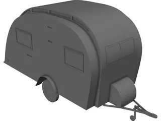 Carlight Caravan 3D Model