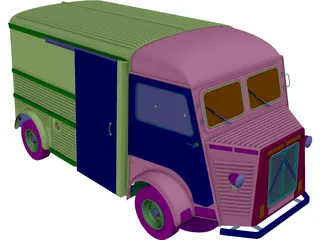 Citroen Le Type H 3D Model