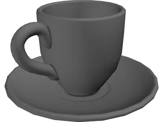 Cup Coffee 3D Model