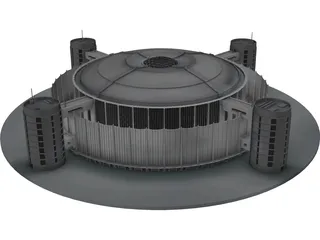 Factory 3D Model