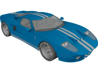 Ford GT40 3D Model