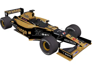 F1 Arrows 2001 3D Model