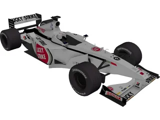 F1 Bar Honda 2001 3D Model