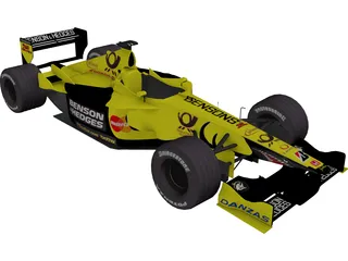 F1 Jordan 2001 3D Model