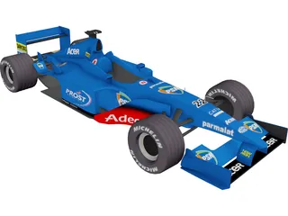 F1 Prost 2001  3D Model