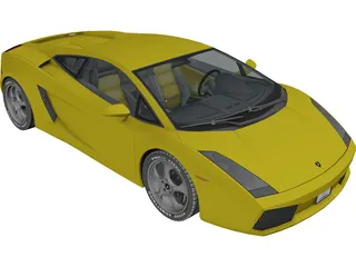 Lamborghini Gallardo 3D Model