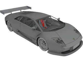Lamborghini Murcielago R GT 3D Model