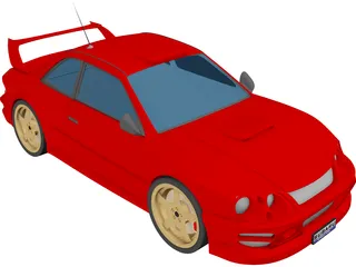 Subaru Impreza [Tuned] 3D Model
