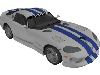 Dodge Viper GTS 3D Model