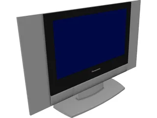 Panasonic Flat TV 3D Model