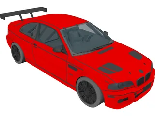 BMW M3 GTR 3D Model