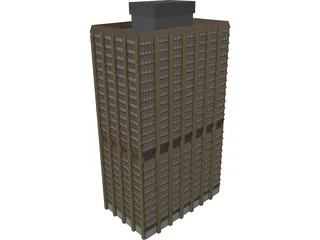 Oxford Street Office Building 3D Model