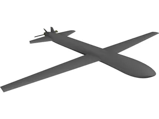 Eagle Airplane 3D Model