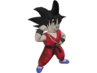 Goku 3D Model