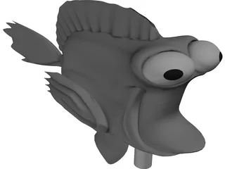 Nemo Cartoon 3D Model