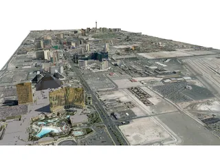 Las Vegas City 3D Model