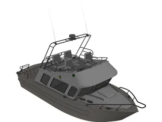 Fishing Boat 3D Model