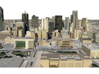 Dallas City 3D Model