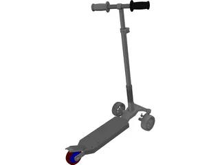 Scooter Skate 3D Model