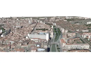 Toulouse City (France) [Part 2/4] 3D Model