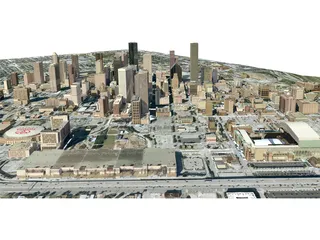 Houston City 3D Model