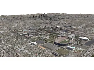 Los Angeles City 3D Model