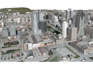 Montreal City 3D Model