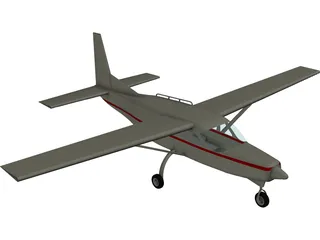 Cessna 675 Skydiver Equipped N9641P 3D Model