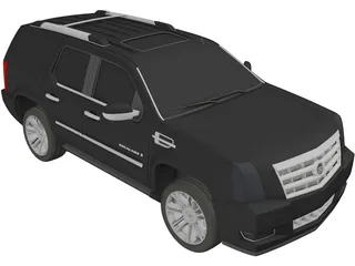 Cadillac Escalade Platinum (2012) 3D Model