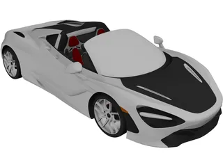 McLaren 720S Spider 3D Model