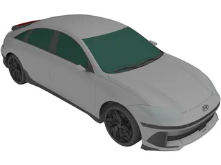 Hyundai IONIQ 6 3D Model