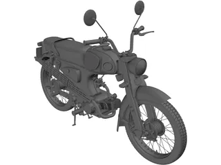 Honda Motorcycle 3D Model