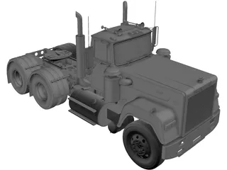 Mack Superliner 3D Model