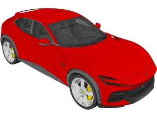 Ferrari Purosangue (2022) 3D Model