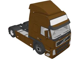 Volvo FM 4x2 (2010) 3D Model