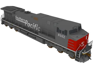 Southern Pacific C44-9W 3D Model