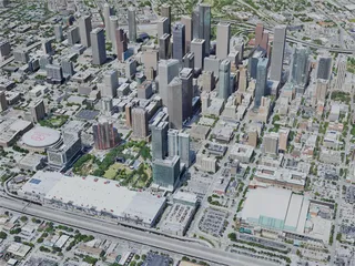 Houston City, TX, USA (2023) 3D Model