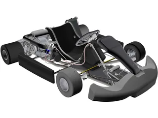 Go Kart 3D Model