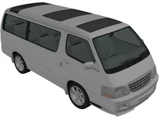 Toyota Hiace (1999) 3D Model