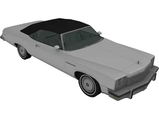 Buick Lesabre Convertible (1975) 3D Model