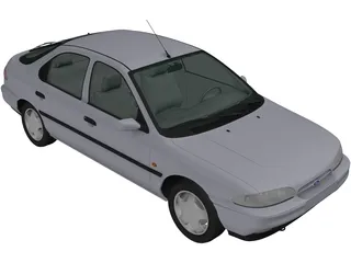 Ford Mondeo Hatchback (1993) 3D Model