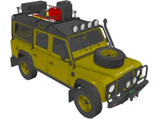 Land Rover Expedition (2012) 3D Model