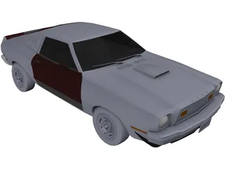 Ford Mustang Cobra II (1976) 3D Model