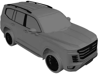 Toyota Land Cruiser 300 (2022) 3D Model